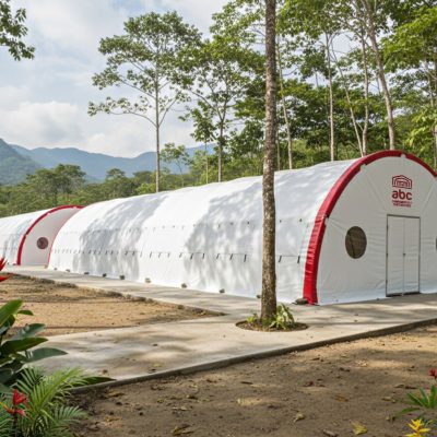 Carpas mineras, campamento minero, carpas iglu, carpas termincas